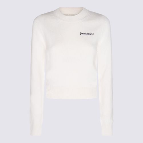 Butter Viscose Blend Classic Logo Sweater - Palm Angels - Modalova