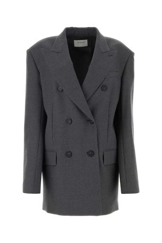 Grey Stretch Wool Fabia Blazer - SportMax - Modalova