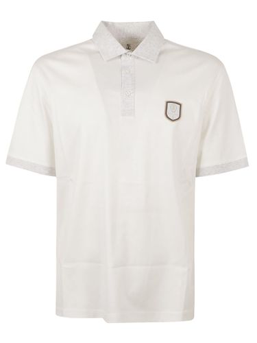 Logo Patched Polo Shirt - Brunello Cucinelli - Modalova