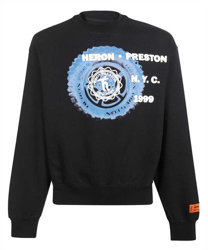 Cotton Crew-neck Sweatshirt - HERON PRESTON - Modalova