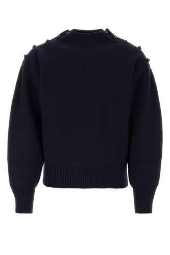 Blue Wool Blend Sweater - Ferragamo - Modalova