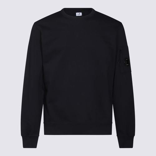 C. P. Company Dark Blue Cotton Sweatshirt - C.P. Company - Modalova