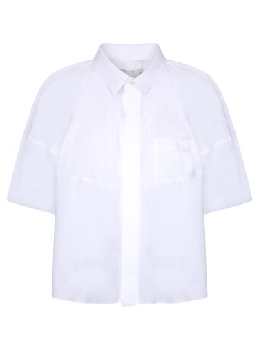 Sacai White Cotton Poplin Shirt - Sacai - Modalova