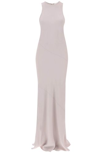 Maxi Crepe Dress With Bias Cuts - Ami Alexandre Mattiussi - Modalova