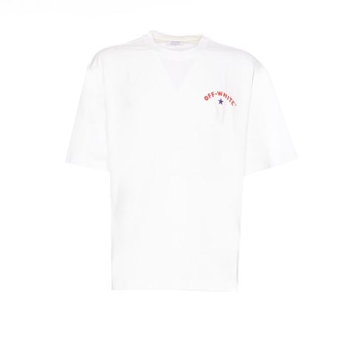 Arrow Skate White Cotton T-shirt - Off-White - Modalova