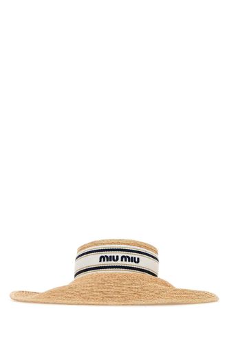 Miu Miu Raffia Hat - Miu Miu - Modalova