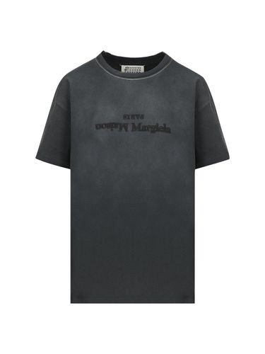 Reverse Logo-printed Crewneck T-shirt - Maison Margiela - Modalova