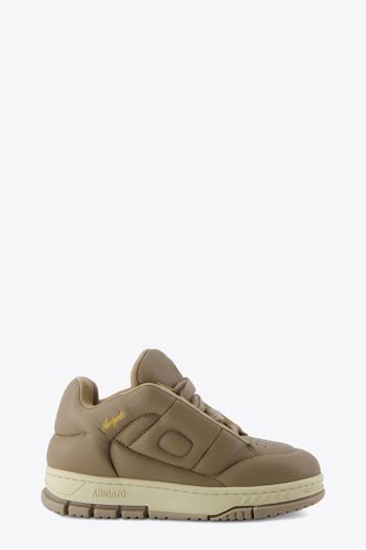 Area Puff Puff Hazelnut brown puffer leather low sneaker - Area Puff Puff - Axel Arigato - Modalova