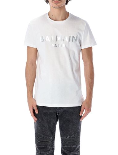 Balmain Logo Print Crewneck T-shirt - Balmain - Modalova