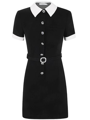 Crepe Contrast Mini Dress - self-portrait - Modalova