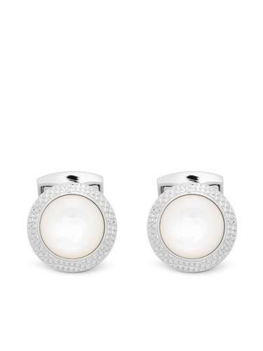 Cufflinks Round Palladium White - Tateossian - Modalova