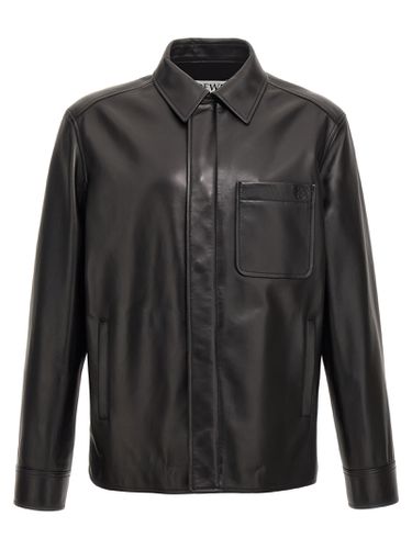 Loewe Leather Overshirt - Loewe - Modalova