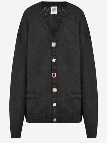 Alpaca And Wool Cardigan With Mismatched Buttons - VETEMENTS - Modalova