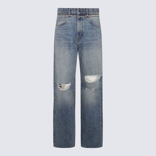 AMIRI Blue Denim Cotton Jeans - AMIRI - Modalova