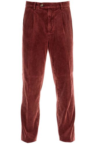 Corduroy Leisure Fit Pants - Brunello Cucinelli - Modalova