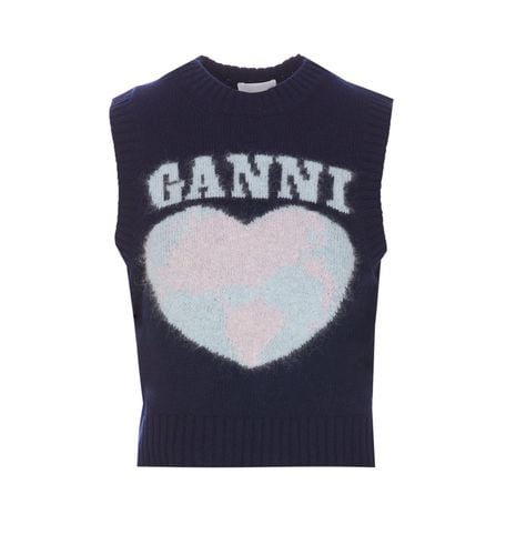 Ganni Graphic Soft Vest - Ganni - Modalova