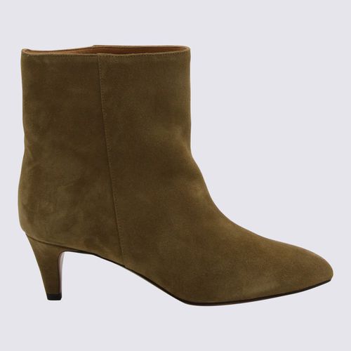 Taupe Suede Deone Boots - Isabel Marant - Modalova