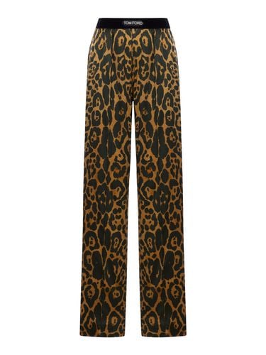 Tom Ford Printed Silk Trousers - Tom Ford - Modalova