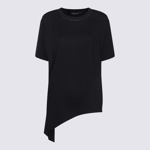 Dark Viscose T-shirt - Fabiana Filippi - Modalova