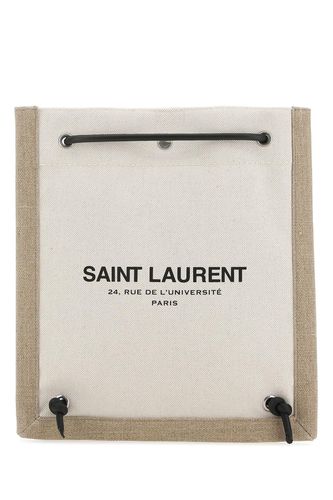 Two-tone Canvas Universit Rossbody Bag - Saint Laurent - Modalova