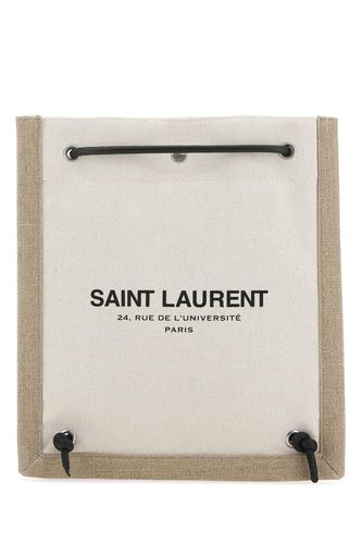 Twotone Canvas Universit Rossbody Bag - Saint Laurent - Modalova