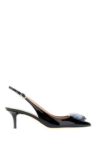 Black Leather Jaipur Pumps - Gianvito Rossi - Modalova