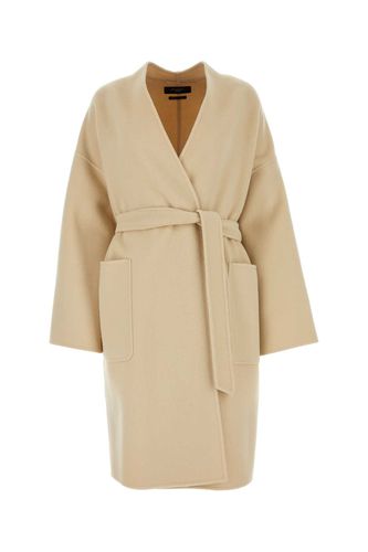 Ivory Cashmere Eris Coat - Weekend Max Mara - Modalova