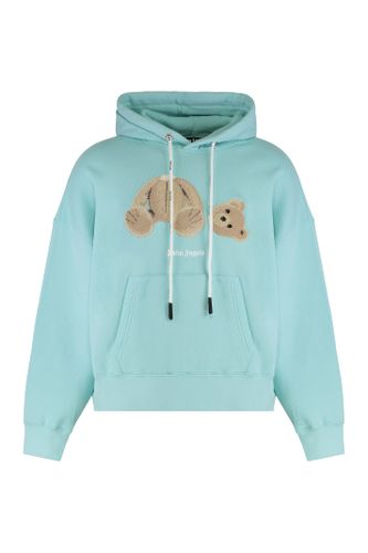 Hooded Sweatshirt In Cotton With Logo - Palm Angels - Modalova