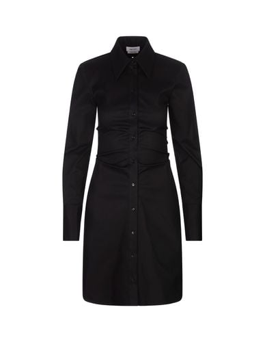 Black Mini Shirt Dress - Alexander McQueen - Modalova