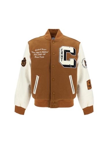 Carhartt Brown Ducks Varsity Jacket - Carhartt - Modalova