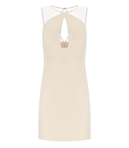 Cut-out Detailed Sleeveless Mini Dress - Elisabetta Franchi - Modalova