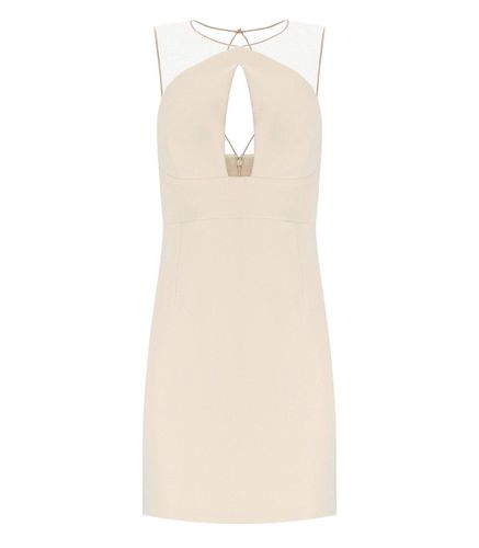 Cut-out Detailed Sleeveless Mini Dress - Elisabetta Franchi - Modalova