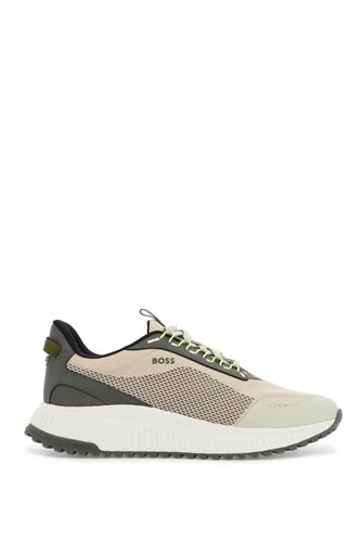 Sneakers Ttnm Evo_runn_rsgtx Beige Lightweight Breathable Non-slip Men - Hugo Boss - Modalova