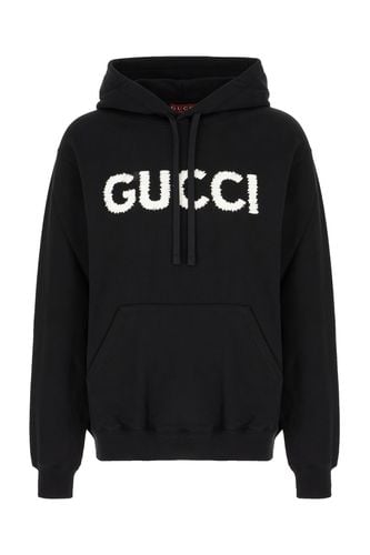 Gucci Black Cotton Sweatshirt - Gucci - Modalova