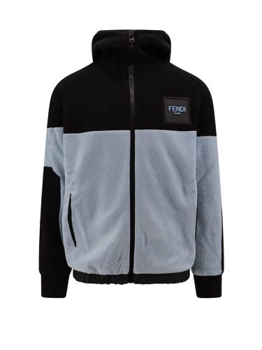 Fendi Pile Ski Zip Up Hoodie - Fendi - Modalova