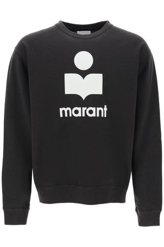 Mikoy Flocked Logo Sweatshirt - Isabel Marant - Modalova