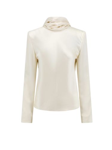 Saint Laurent Cowl-back Blouse - Saint Laurent - Modalova