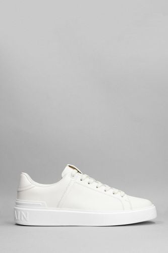 B Court Sneakers In Leather - Balmain - Modalova