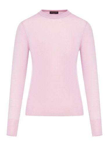 Crewneck Knit Sweater - Roberto Collina - Modalova