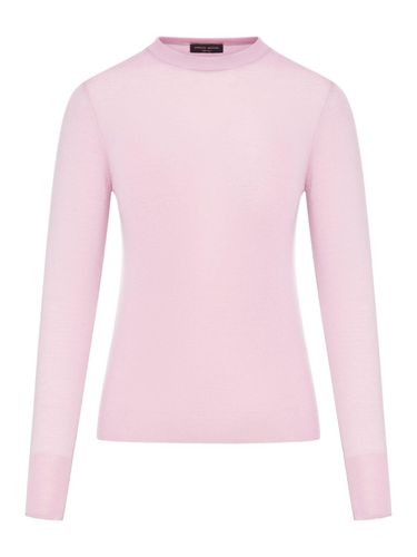 Crewneck Knit Sweater - Roberto Collina - Modalova