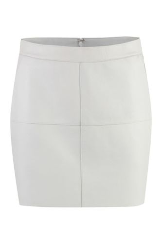 Parosh Leather Mini Skirt - Parosh - Modalova