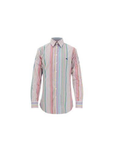 Multicolored Striped Shirt With Logo - Etro - Modalova
