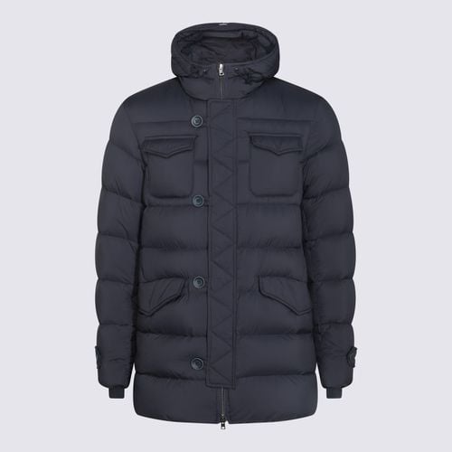 Herno Blue Down Jacket - Herno - Modalova