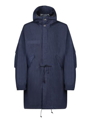 Junya Watanabe Blue Nylon Coat - Junya Watanabe - Modalova