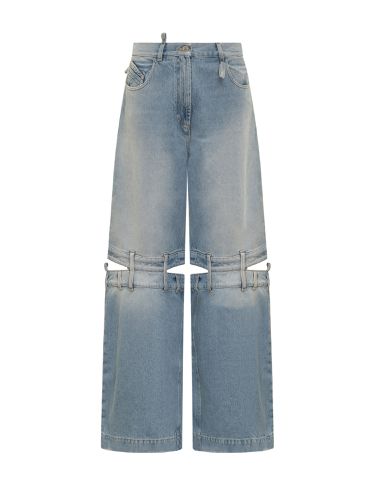 The Attico Jeans Trouser - The Attico - Modalova