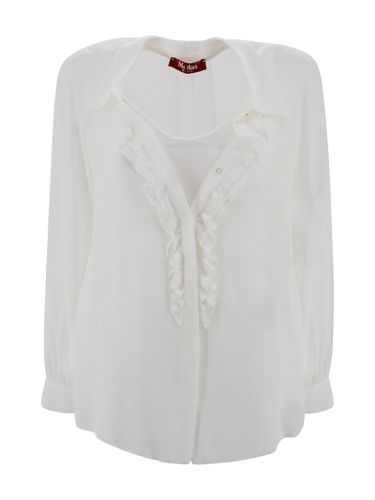 Silk Georgette Shirt - Max Mara Studio - Modalova