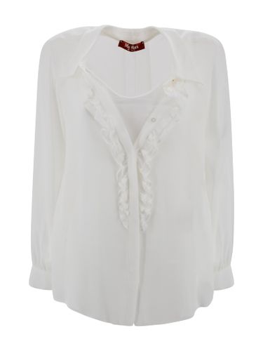 Silk Georgette Shirt - Max Mara Studio - Modalova