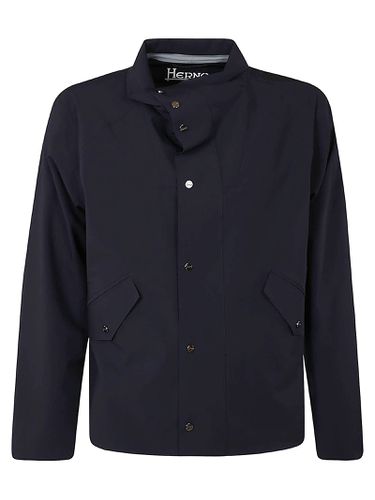 Classic Side Pockets Buttoned Jacket - Herno - Modalova