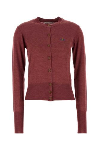 Tiziano Red Wool Blend Bea Cardigan - Vivienne Westwood - Modalova