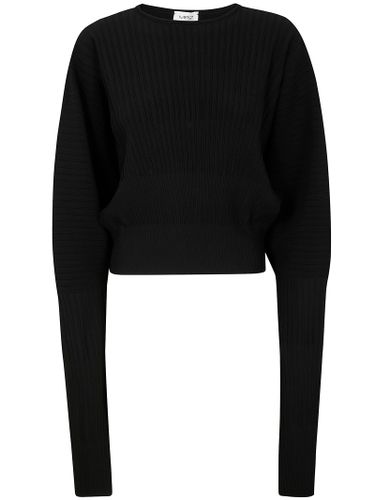 Round Neck Parisienne Over-shoulder Sleeves Sweater - Mrz - Modalova